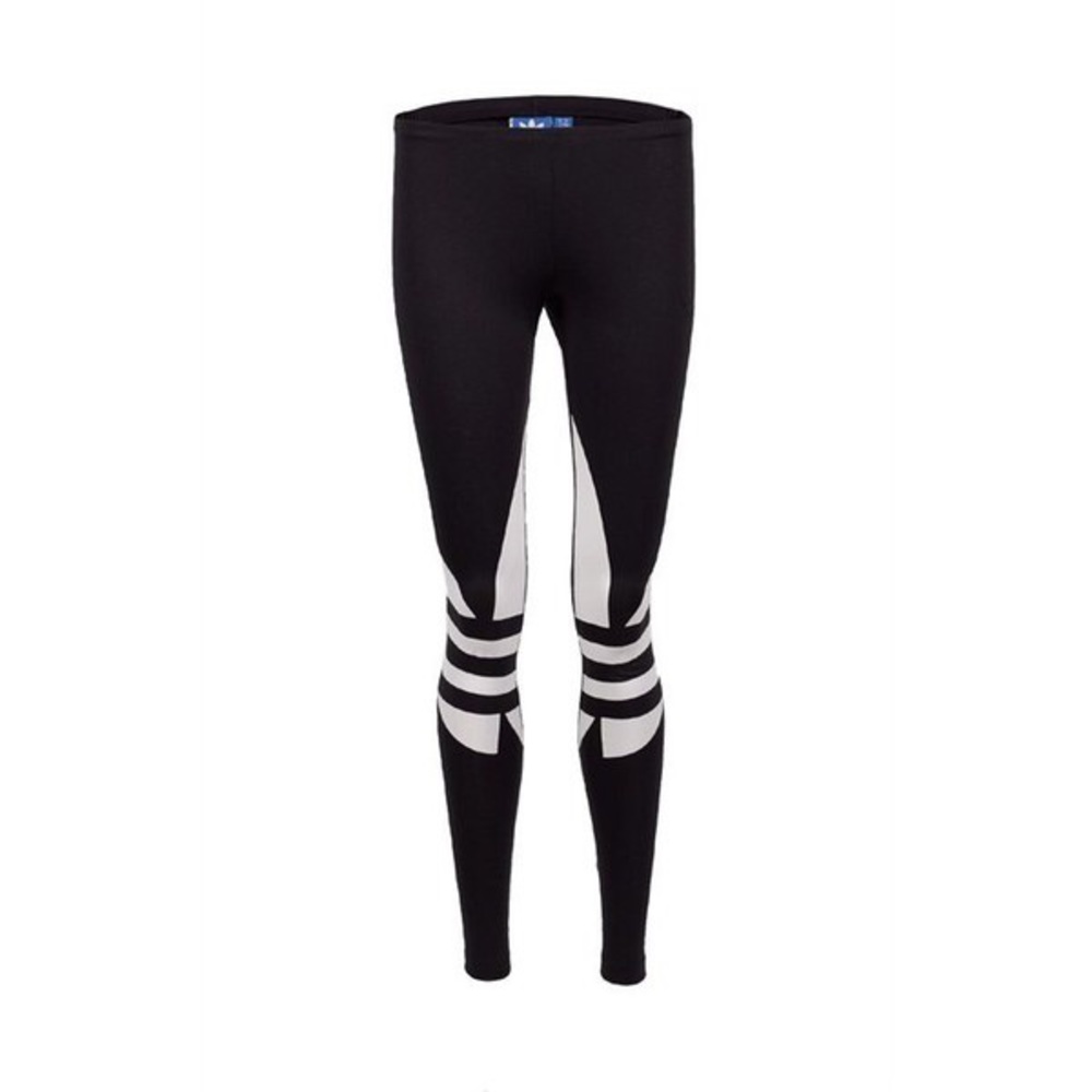 ISO Adidas leggings w/ the split logo on the knees